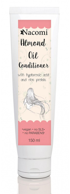 Бальзам для волосся Nacomi Almond Oil Conditioner з олією солодкого мигдалю 150 мл (5902539703351) - зображення 1
