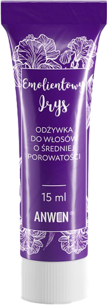 Odżywka Anwen Mini Emolientowy Irys do włosów o średniej porowatości 15 ml (59090892) - obraz 1