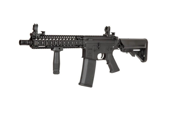 Штурмова гвинтівка Daniel Defense MK18 SA-E19 EDGE — Black [Specna Arms] - зображення 2