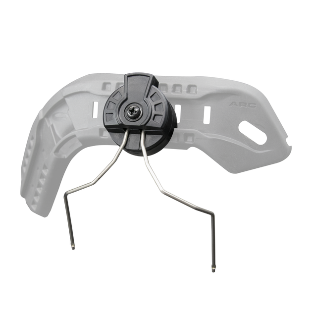 Монтаж активных наушников M31/32 на планки шлема ARC (комплект 2шт) - Black [Earmor] - изображение 1