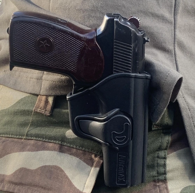 Кобура для пістолета Макарова ПМ — Black [Amomax] - зображення 1