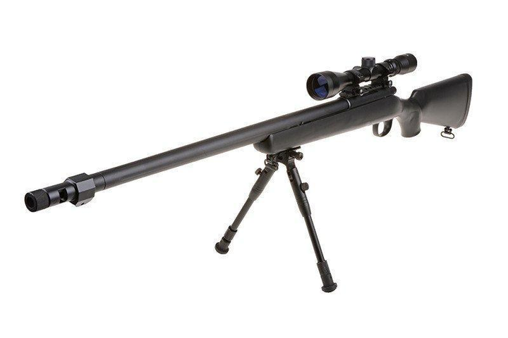 Гвинтівка снайперська MB07D з оптикою та сошками [WELL] (для страйкбола) - зображення 2