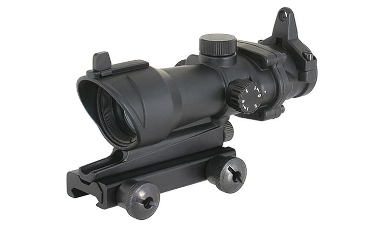 Коліматор ACOG 1X32 Rifle Red Dot Sight — Black [Aim-O] (для страйкбола) - зображення 1