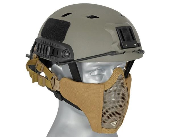 Маска Stalker Evo кріпленням на шолом FAST - Tan [Ultimate Tactical] - зображення 2