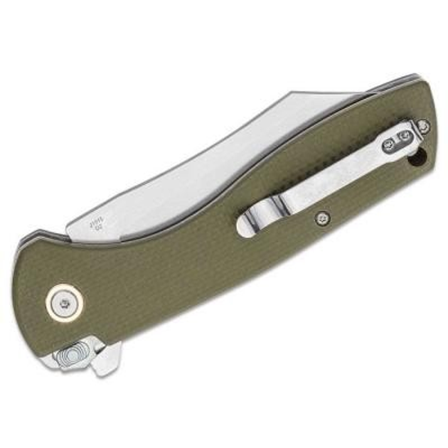 Ніж CJRB Kicker SW D2 G10 Olive (J1915-GN) - изображение 2