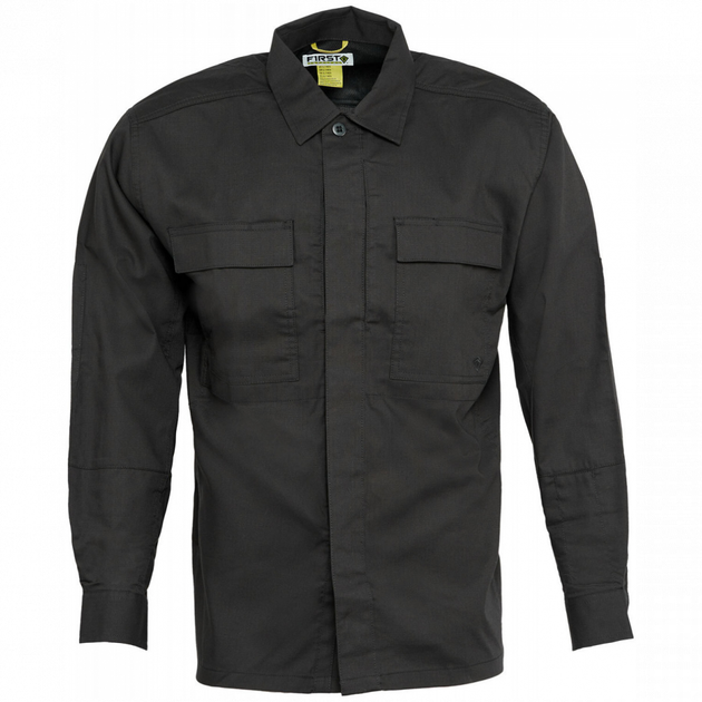 Сорочка First Tactical Mens V2 BDU Long Sleeve Shirt XL Black - зображення 1