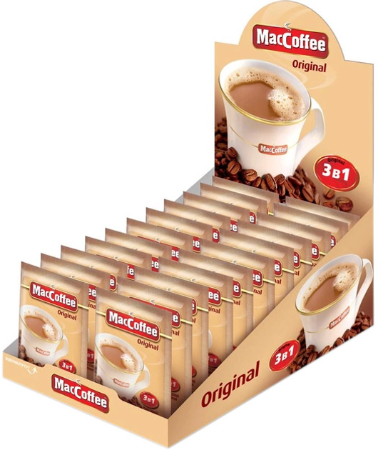 Акція на Кавовий напій 3в1 MacCoffee Original 20 г x 40 шт від Rozetka