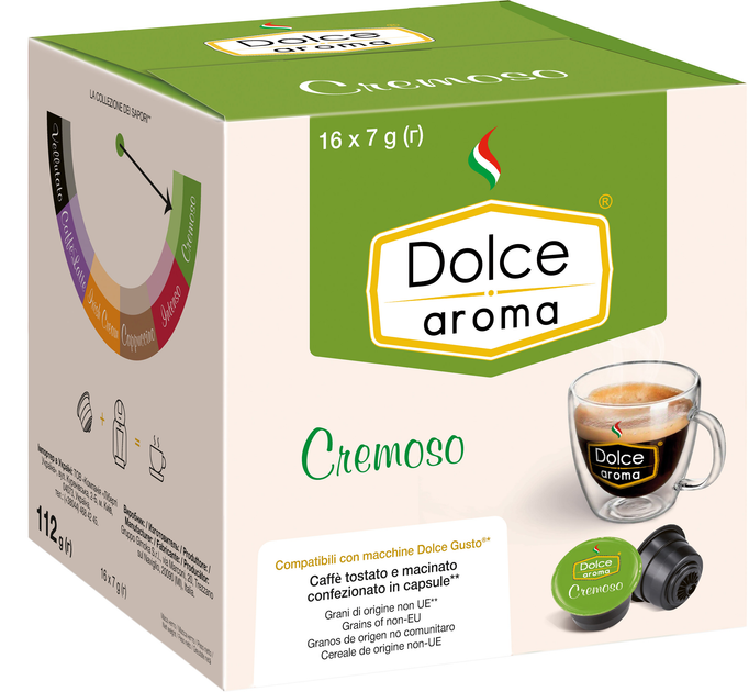 Акція на Капсула Dolce Aroma Cremoso для системи Dolce Gusto 7 г х 16 шт від Rozetka
