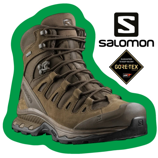 Черевики тактичні Salomon Quest 4D GTX Forces 2 Earth Brown EN (коричневий) UK 6/EU 39.5 - зображення 2