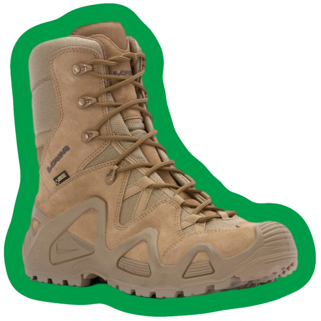 Высокие тактические ботинки Lowa zephyr hi gtx tf Coyote (койот) UK 9.5/EU 44 - изображение 2