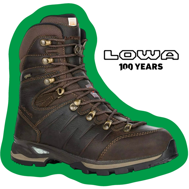 Зимові тактичні черевики Lowa Yukon Ice II GTX Dark Brown (коричневий) UK 9.5/EU 44 - зображення 2
