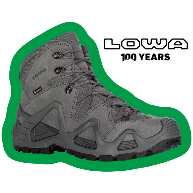 Черевики тактичні Lowa Zephyr GTX mid TF Wolf (сірий) UK 13/EU 48.5 - зображення 2