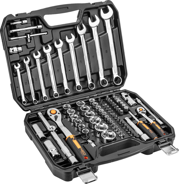 Набор инструментов Neo Tools 1/2", 1/4", CrV 82 шт (10-058) – фото ...