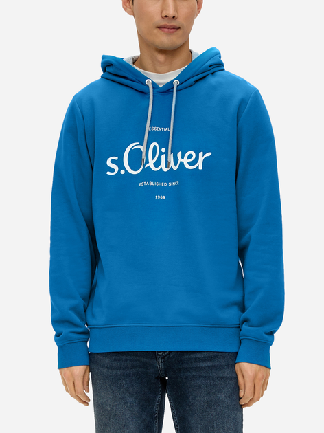 Худі чоловіче s.Oliver Sweatshirt langarm 10.3.11.14.140.2138654-55D1 XXL Синє (4099974736004) - зображення 1