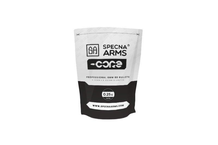 Страйкбольні кулі Specna Arms CORE 0.25g 2000шт 0,5 kg - зображення 1