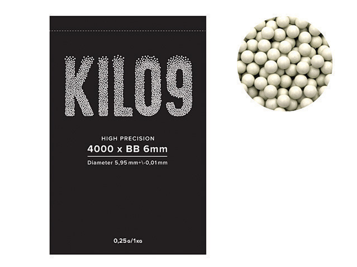 Страйкбольные шары KILO9 0.25g 4000шт 1kg - изображение 1