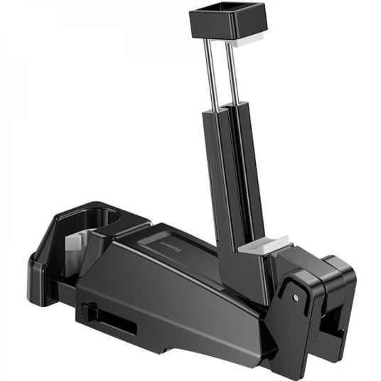 Автомобильный держатель Baseus на подголовник Backseat Vehicle Phone Holder Hook Black (SUHZ-A01) - Фото 3 Автомобильный держатель Baseus на подголовник Backseat Vehicle Phone Holder Hook Black (SUHZ-A01) - изображение 3
