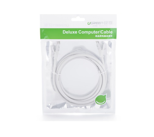 Патч корд Ugreen мережевий кабель 1000 Mбіт\с Ethernet RJ45 Cat 6 круглий 0.5М Gray (NW102) - зображення 7