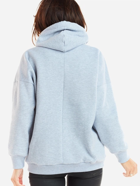 Bluza damska z kapturem kangurka Infinite You M223 S-M Szara (5902360546110) - obraz 10