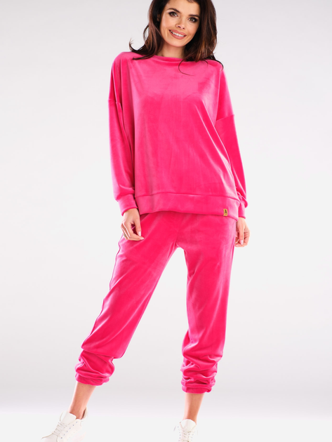 Спортивні штани Awama A411 1132543 XL Pink (5902360553217) - зображення 2
