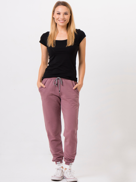 Спортивні штани жіночі Zaiia ZASWPA01 40 Темно-рожеві (8228288850700) - зображення 4