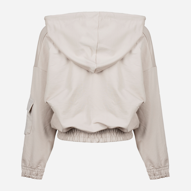 Bluza damska z kapturem krótka Zaiia ZASWSH08 36 Beżowa (8222070736678) - obraz 6