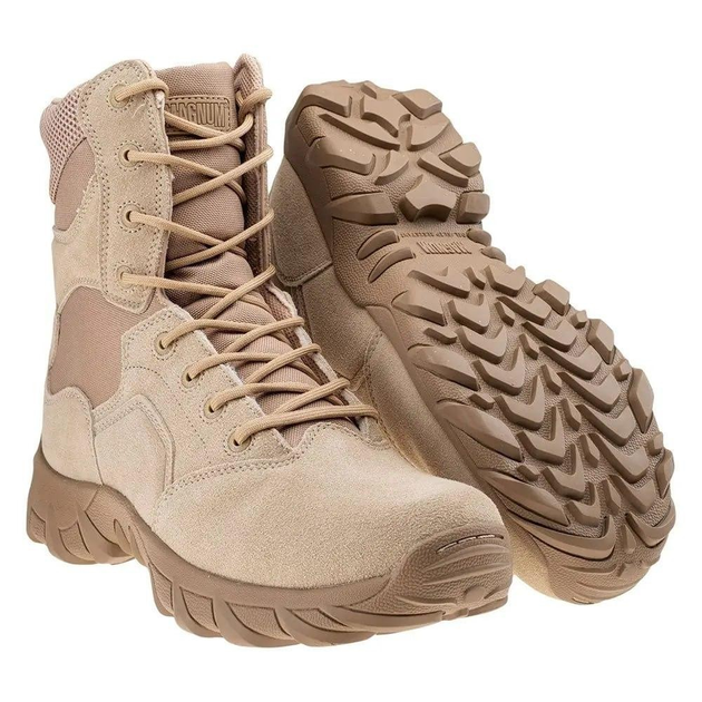 Ботинки Magnum Cobra 8.0 V1 Desert, военные ботинки, влагоотталкивающие ботинки, тактические высокие ботинки, 40р - изображение 1