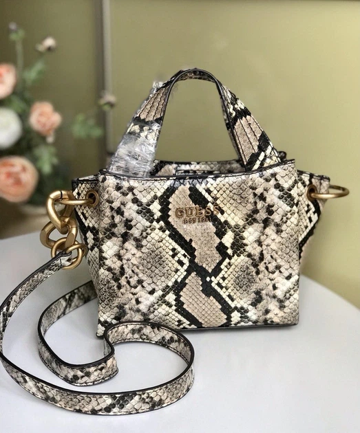 Сумка женская Guess Zed Mini Girlfriend Carryall Natural Python
