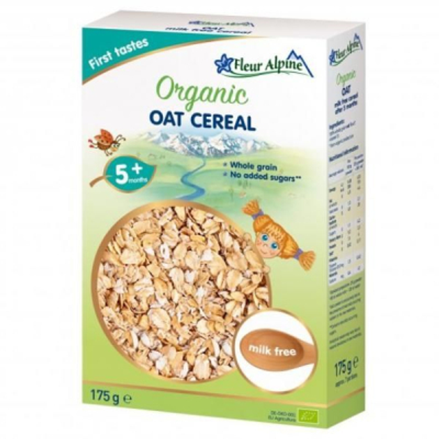 Дитяча каша Fleur Alpine Organic Oat Вівсяна 175 г (4779050670131) - зображення 1