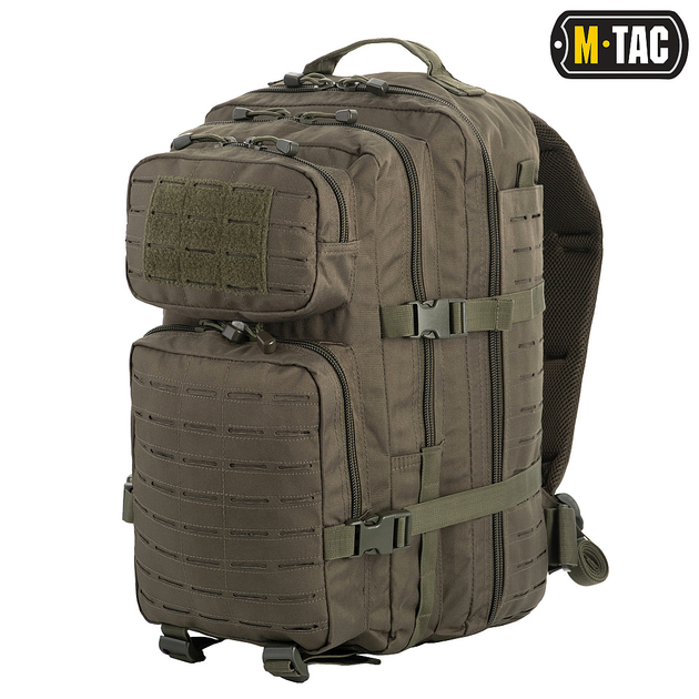 M-tac рюкзак large assault pack laser cut olive - зображення 1