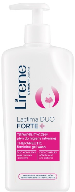 Гель для інтимної гігієни Lirene Lactima Duo Forte+ 300 мл (5900717082731) - зображення 1