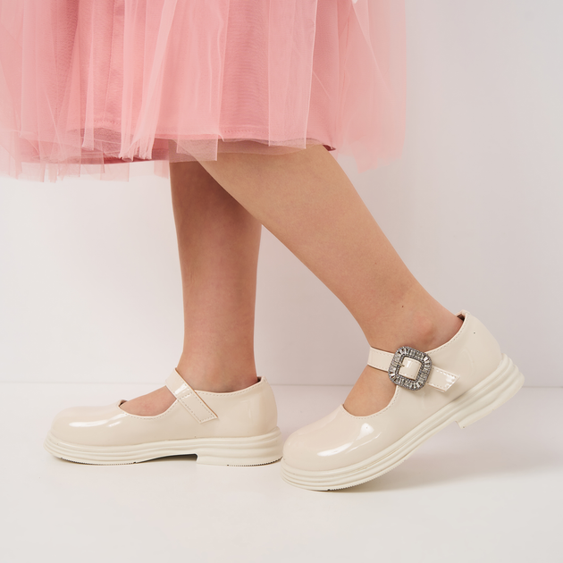 Подростковые туфли для девочки Леопард X615-11 36 Бежевые ...