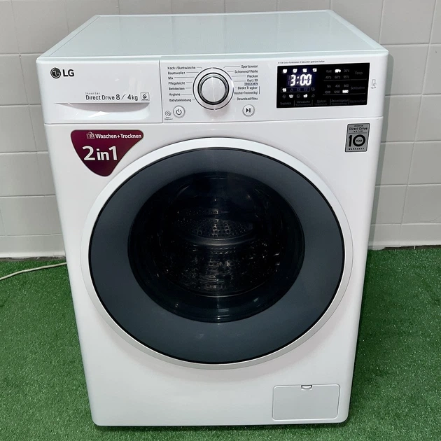 Прально-сушильна машина 2в1 LG Inverter Direct Drive 8/4 KG Б/В - зображення 4