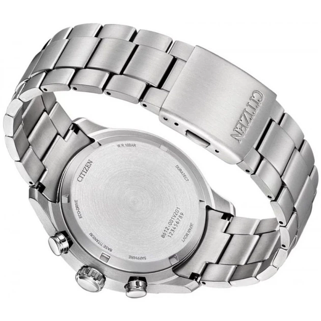 Годинник CITIZEN CA0810-88E в чорно-сріблястій кольоровій гамі. - Фото 8 Годинник CITIZEN CA0810-88E в чорно-сріблястій кольоровій гамі. - зображення 8
