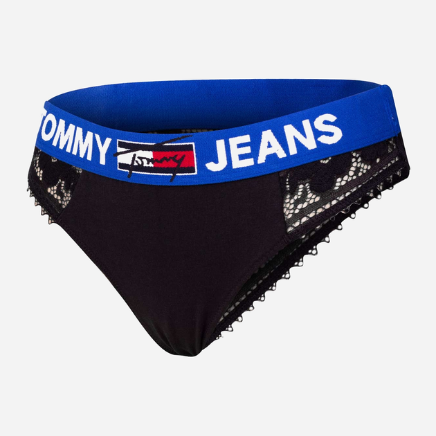 Majtki bikini damskie Tommy Hilfiger Jeans UW0UW03539BDS S Czarne (8720116299496) - obraz 1