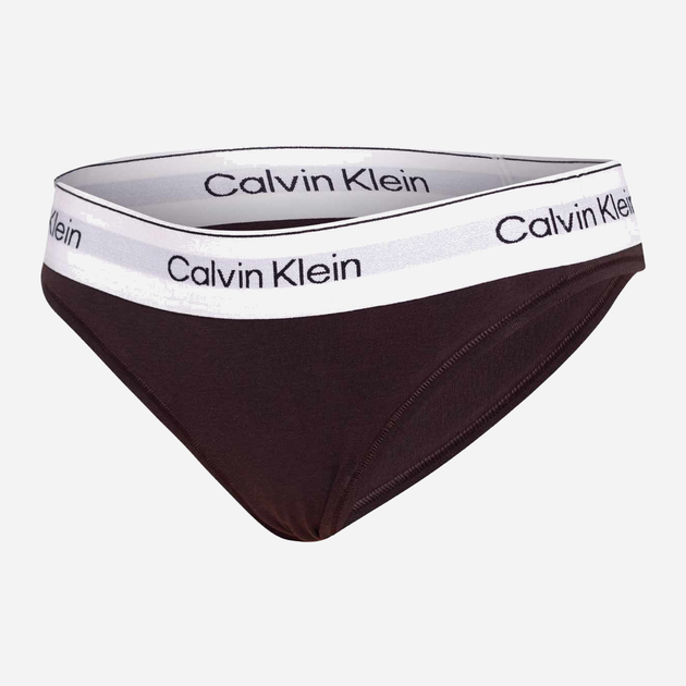 Majtki bikini damskie bawełniane Calvin Klein Underwear 000QF7047EBKC S Brązowe (8719856453404) - obraz 1