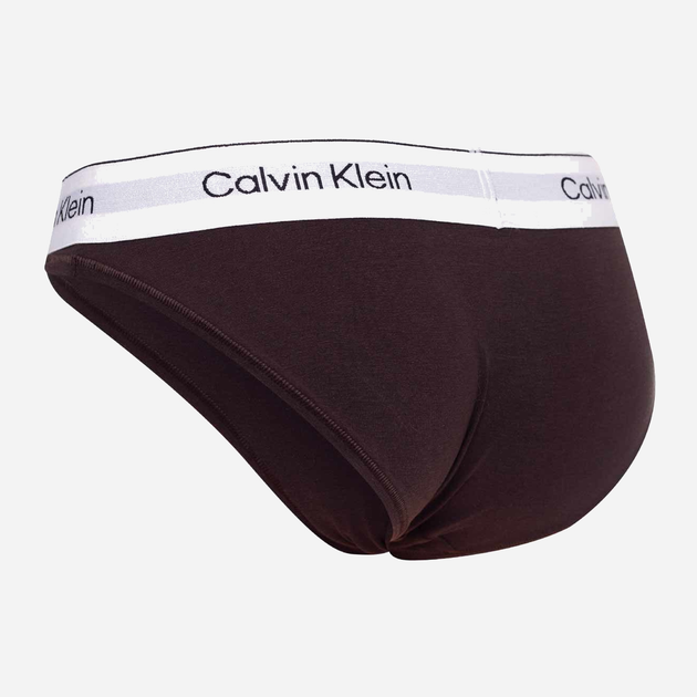 Трусики бікіні жіночі бавовняні Calvin Klein Underwear 000QF7047EBKC S Темно-коричневі (8719856453404) - зображення 2