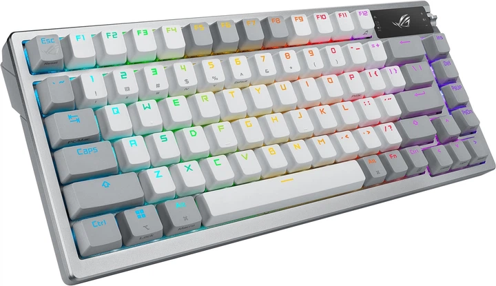 Клавіатура бездротова ASUS ROG Azoth NX Red PBT USB/Wireless White (90MP031A-BKUA11) - зображення 4