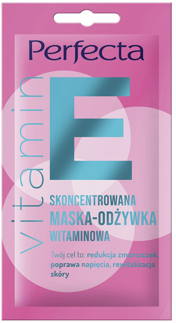 Вітамінна маска-кондиціонер Perfecta Beauty Вітамін Е концентрований 8 мл (5900525079756) - зображення 1