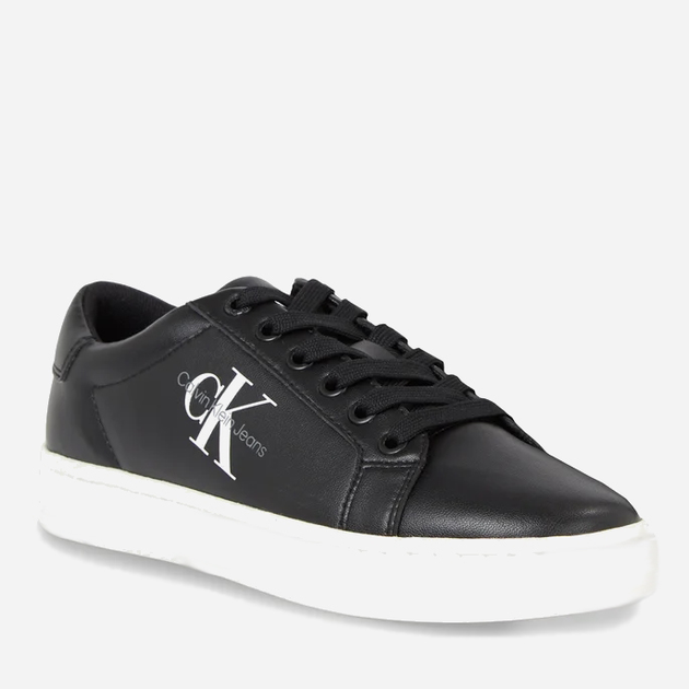 Sneakersy damskie skórzane Calvin Klein Jeans YW0YW01269 BEH 39 (8.5US) Czarne (8720108602648) - obraz 4