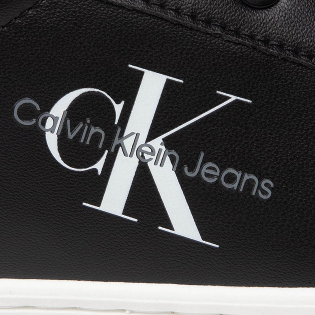 Чоловічі кеди низькі Calvin Klein Jeans YM0YM00491 BDS 44 (11US) Чорні (8719856517281) - зображення 6