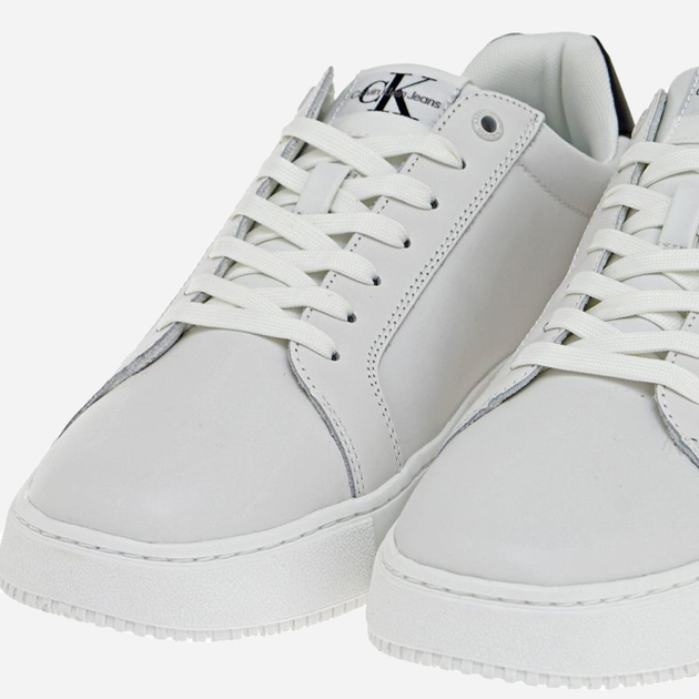 Чоловічі кеди низькі Calvin Klein Jeans YM0YM00681 0LD 45 (11.5US) Білі (8720108892933) - зображення 4