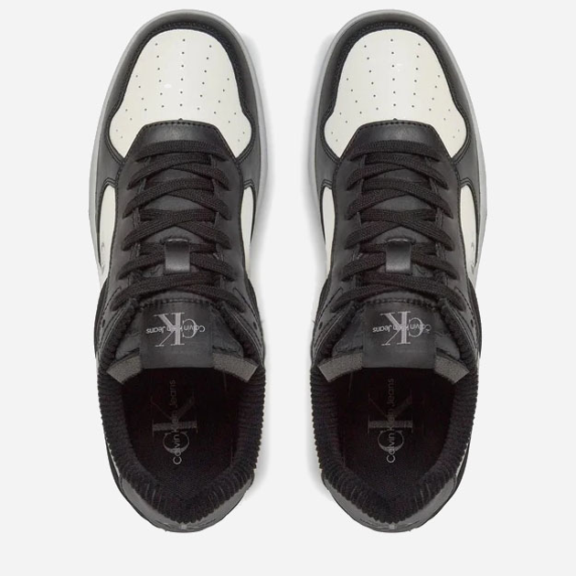 Sneakersy męskie skórzane Calvin Klein Jeans YM0YM00783 00W 45 (11.5US) Czarny/Biały (8720108629577) - obraz 4