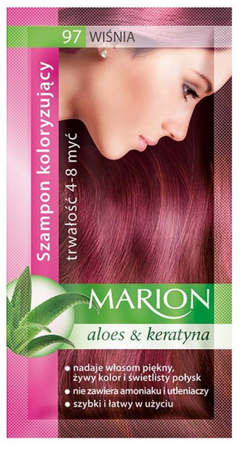 Szampon koloryzujący Marion 97 Wiśnia 4-8 myć 40 ml (5902853005704) - obraz 1