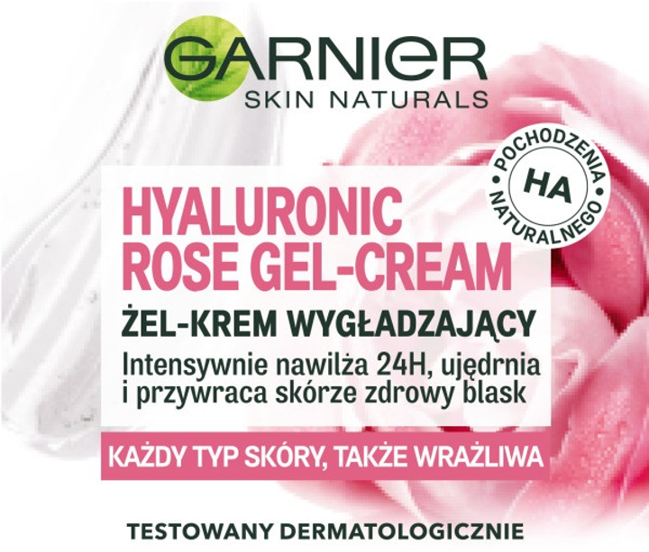Żel-krem wygładzający Garnier Hyaluronic Rose Gel-Cream 50 ml (3600542402996) - obraz 1
