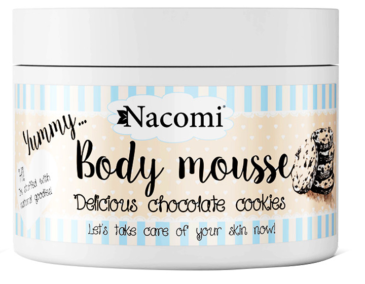 Мус для тіла Nacomi Body Mousse Шоколадне печиво 180 мл (5902539703054) - зображення 1