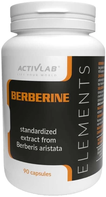 Suplement diety ActivLab Elements Berberine 90 kapsułek (5907368837437) - obraz 1