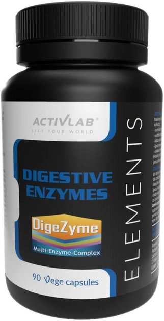 Suplement diety ActivLab Elements Digestive Enzymes 90 kapsułek (5907368800486) - obraz 1