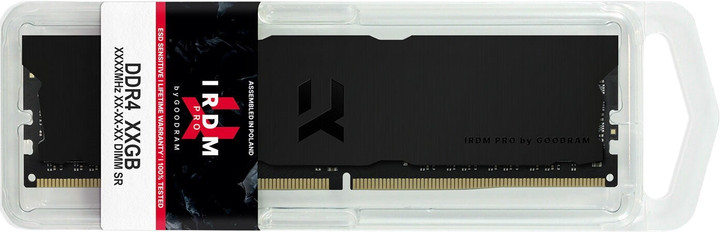 Pamięć Goodram DDR4-3600 8192MB PC4-28800 IRDM Pro Deep Black (IRP-C3600D4V64L18S/8G) - obraz 3