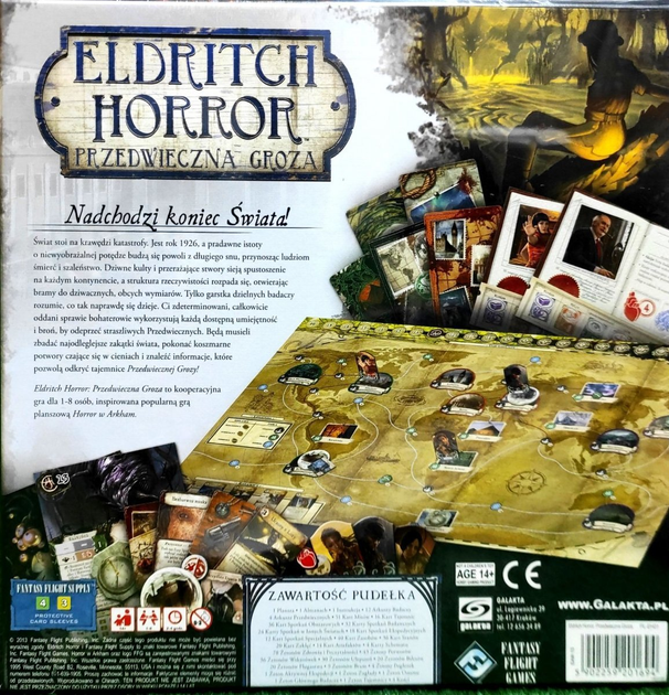 Настільна гра Galakta Eldritch Horror: Стародавній терор (5902259201694) - зображення 2